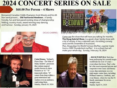 2024 Concert Series Presented by Pennbrooke Fairways, Pennbrooke ...