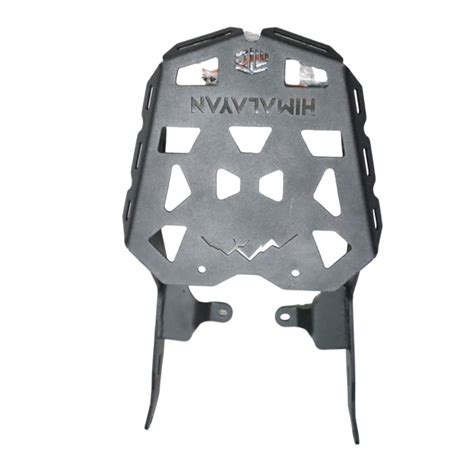 CNC Carrier With Plate For Himalayan - Black | Motocare