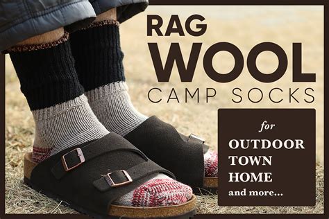 【TabioMEN】RAG WOOL CAMP SOCKS | 靴下屋公式通販 Tabio オンラインストア