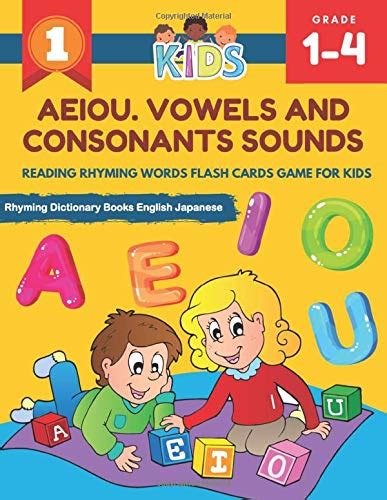 Buy AEIOU. Vowels and Consonants Sounds Reading Rhyming Words Flash ...
