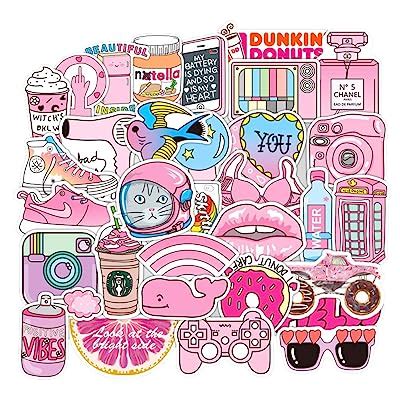 Buy Girl Cute Cartoon VSCO Laptop Stickers Car Skateboard Motorcycle ...