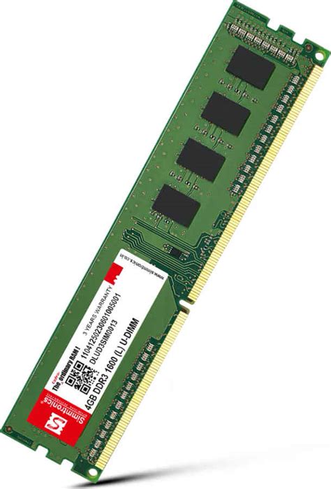 Simmtronics DLUD3SIM0013 4 GB DDR3L-1600 Desktop RAM Price in India ...