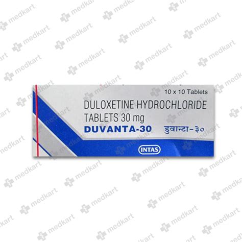 DUVANTA 30MG TABLET 10'S : View Price, Combination and Alternatives ...