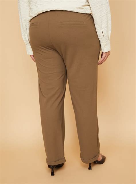 Buy Women Solid Straight Fit Trousers Online at just Rs. 1099.0 ...