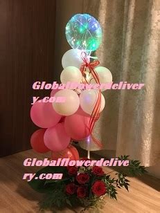 Same day delivery of helium balloons to India, LED Glowing Balloon ...
