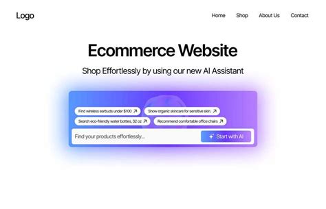 Entry #64 by himanshujangid03 for AI Assistant Banner Widget Design for ...