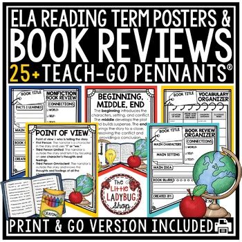 Book Review Report Templates Nonfiction Reading Comprehension Graphic ...