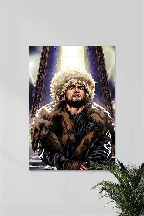 Khabib Nurmagomedov #00 | UFC Champion | Gym Poster | Posterized.in