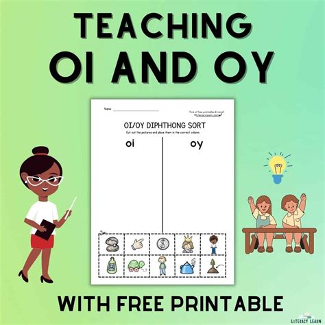 Miss Giraffes Class: Teaching the OI and OY Sound - Worksheets Library