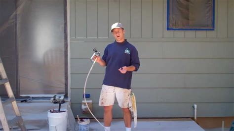 Exterior Painting Step 7: Spray Painting the House - YouTube