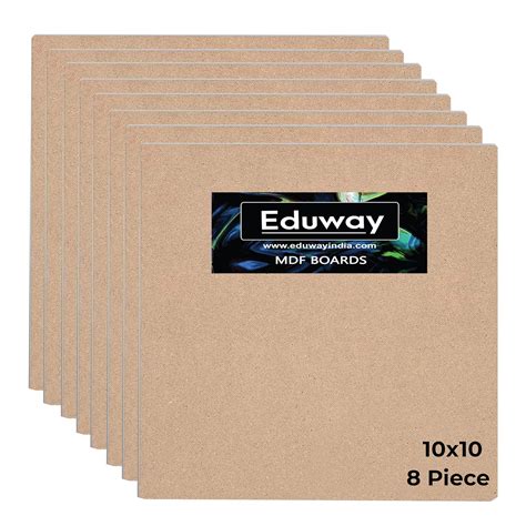 Eduway® A2 MDF Board Wood Sheet for Mandala , Lippan, Resin Art & Craft ...
