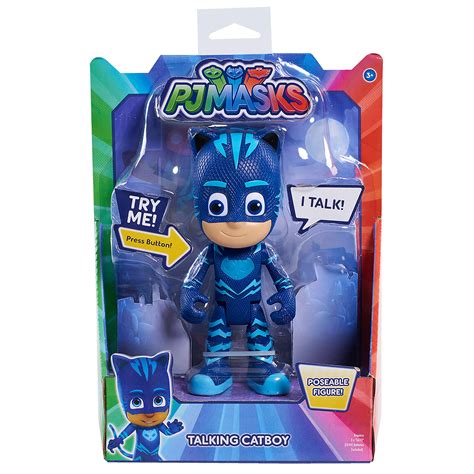 PJ Masks Deluxe Talking Figure, Catboy, by Just Play: Buy Online in ...