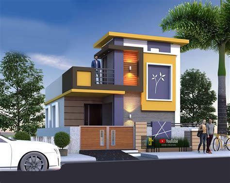 SIMPLE AND LOW BUDGET HOUSE DESIGNS 2020 | Small house front design, Village house design, House ...