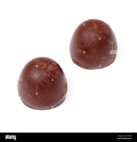 Dark Chocolate Candies Stock Photo - Alamy