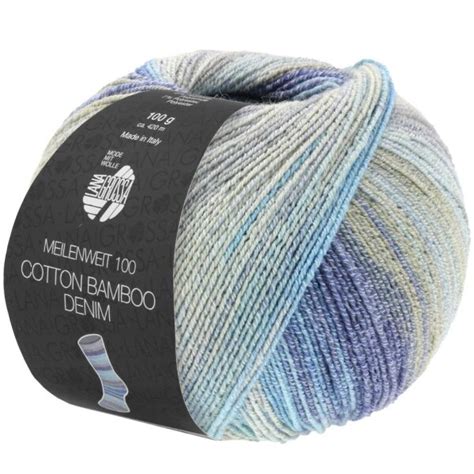 Lana Grossa - Meilenweit 100g Cotton Bamboo Denim