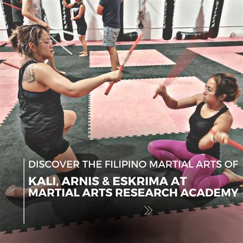 Discover the Filipino Martial Arts at Martial Arts Research Academy