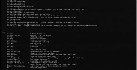 MongoDB Shell in Command Prompt 的图像结果