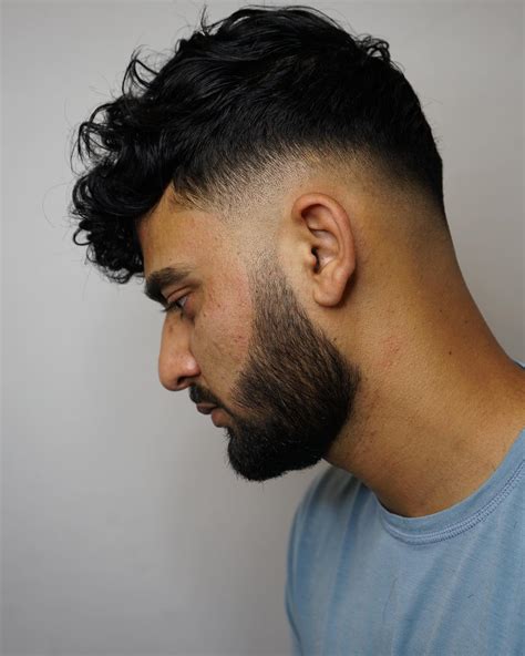 Curly Afro Taper Haircut
