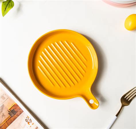 Round Grill Plates Online - Premium Platter | Nestasia