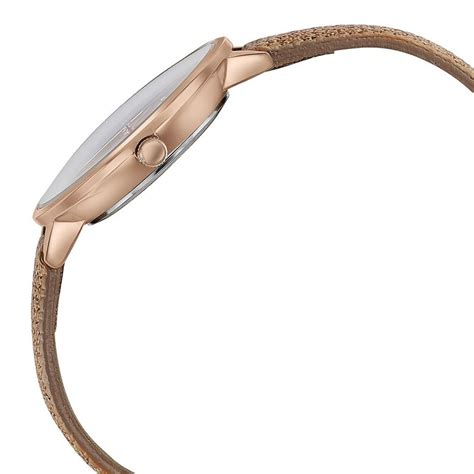 Buy Online Sonata Poze Quartz Analog Rose Gold Dial Leather Strap Watch ...