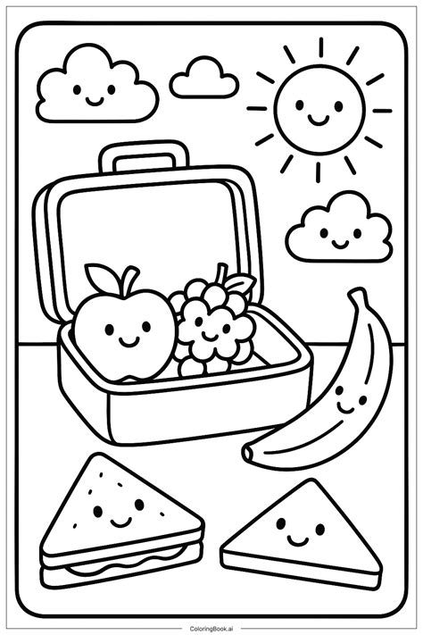 Lunch Box Coloring 的图像结果