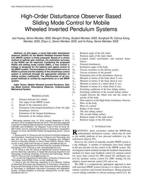 Image result for Sliding Mode Control Inverted Pendulum