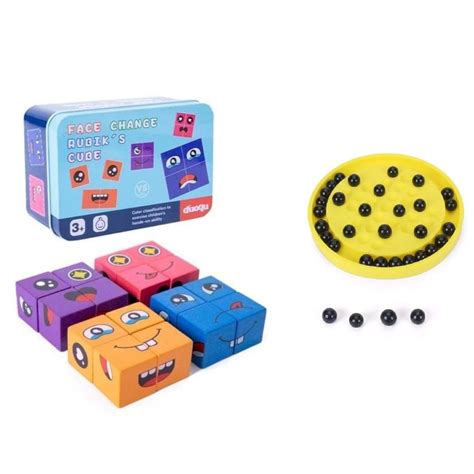 Little Mind Emoji Cube face Game for Kids | Nano Board Game with 33 ...