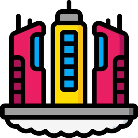 Floating - Free electronics icons