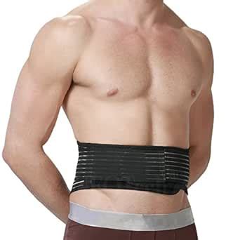 L , Black : Magnetic Heat Belt - Self Heating Lumbar Support Back Brace ...
