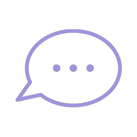 Purple message bubbles
