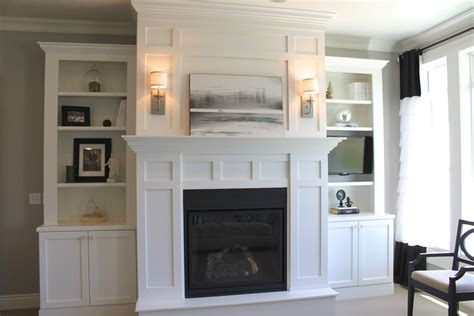 Fireplace with Bookshelves On Each Side Ideas - built in bookcases ...