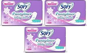 Buy SOFY Pantyliner Delly fress Pantyliner (Pack of 20+ 20+20 ...