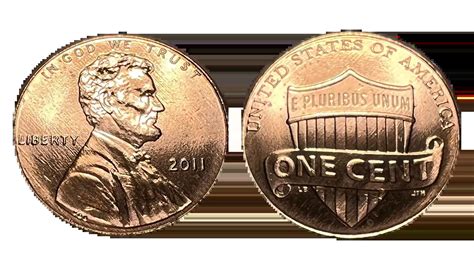 2011 Penny Value – Errors and Shield Design.
