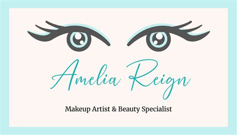 Makeup Artist Business Card Template 的图像结果