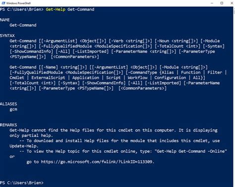 Basic PowerShell Commands 的图像结果