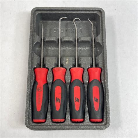 Snap On 4 Pc. Instinct Soft Grip Miniature Pick Set, SGASA204CR - Shop ...