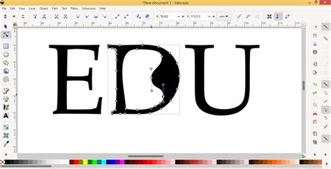 Image result for Inkscape Convert Text to Path