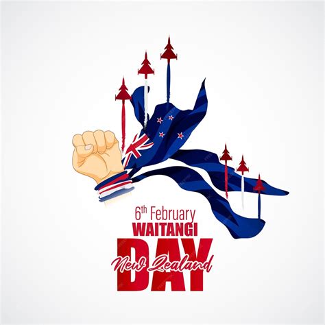 Vector illustration of happy waitangi day in new zealand banner ...