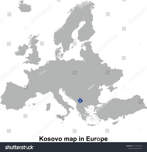 kosovo european map