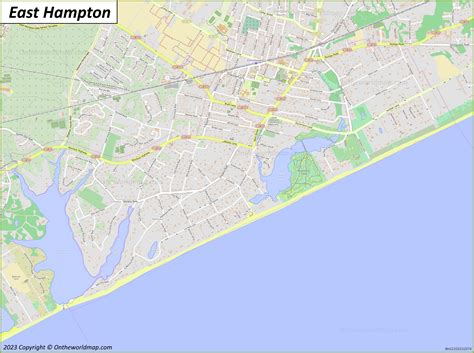 East Hampton Map | The Hamptons, Long Island, New York, U.S. | Discover Town of East Hampton ...