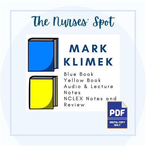 Mark Klimek Yellow Book, Blue Book, Audio and Lectures NCLEX Review ...