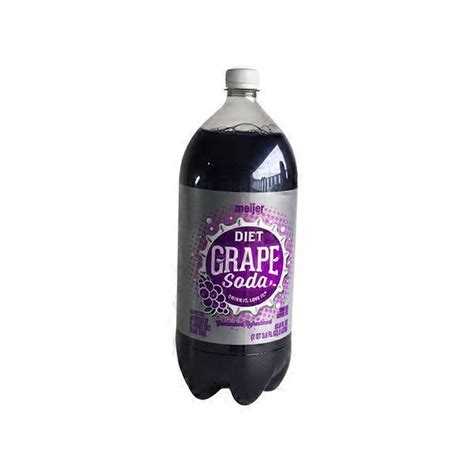 Meijer Diet Grape Soda (67.6 fl oz) Delivery or Pickup Near Me - Instacart