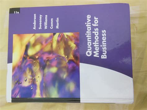 Image result for Quantitative Methods Book Cover