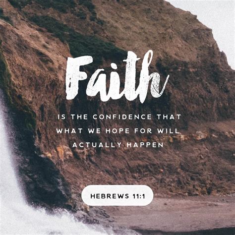 Faith is confidence and assurance - Hebrews 11:1 — Faith Chapel