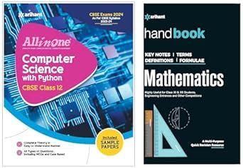 Buy Arihant All In One Class 12th Computer Science with Python for CBSE ...