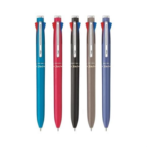 FLAIR 3 in 1 Retractable Ball Pen | 3 Ink Colors in One Pen | Multi Use ...
