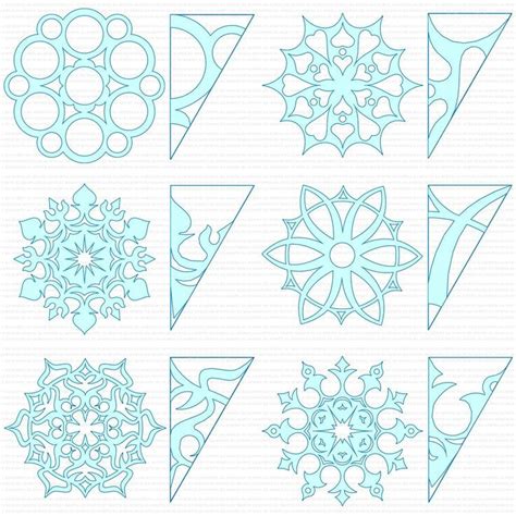 Image result for 6 Point Paper Snowflake Patterns