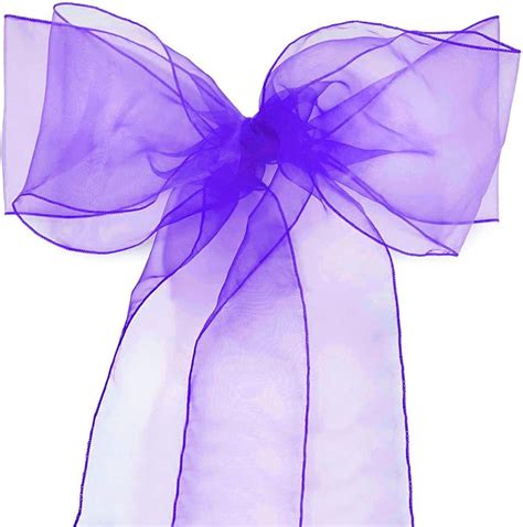 Lucky 102050100 Pack Organza Banquet Chair Sash India | Ubuy