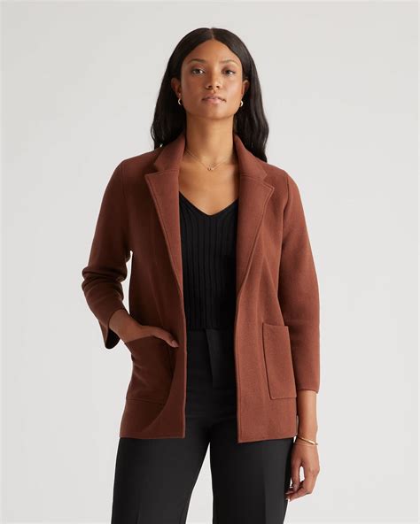 Womens Knit Blazer