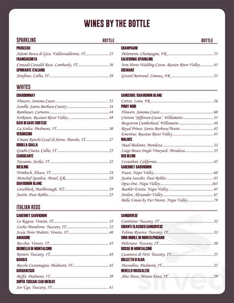 Nona's Italian Grill - The Woodlands menu in The Woodlands, Texas, USA